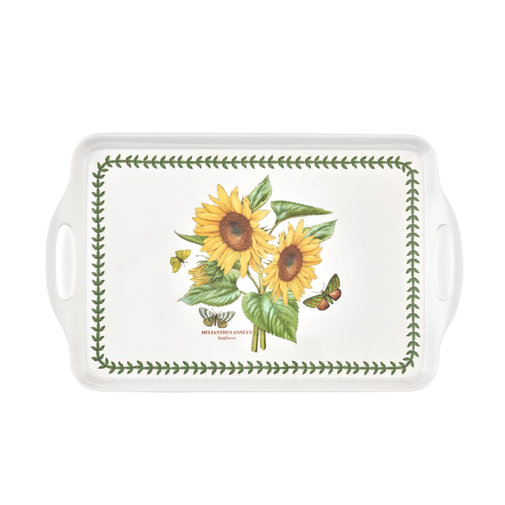 Pimpernel Botanic Garden Large Melamine Handled Tray - Sunflower Motif(MUN-1116158)