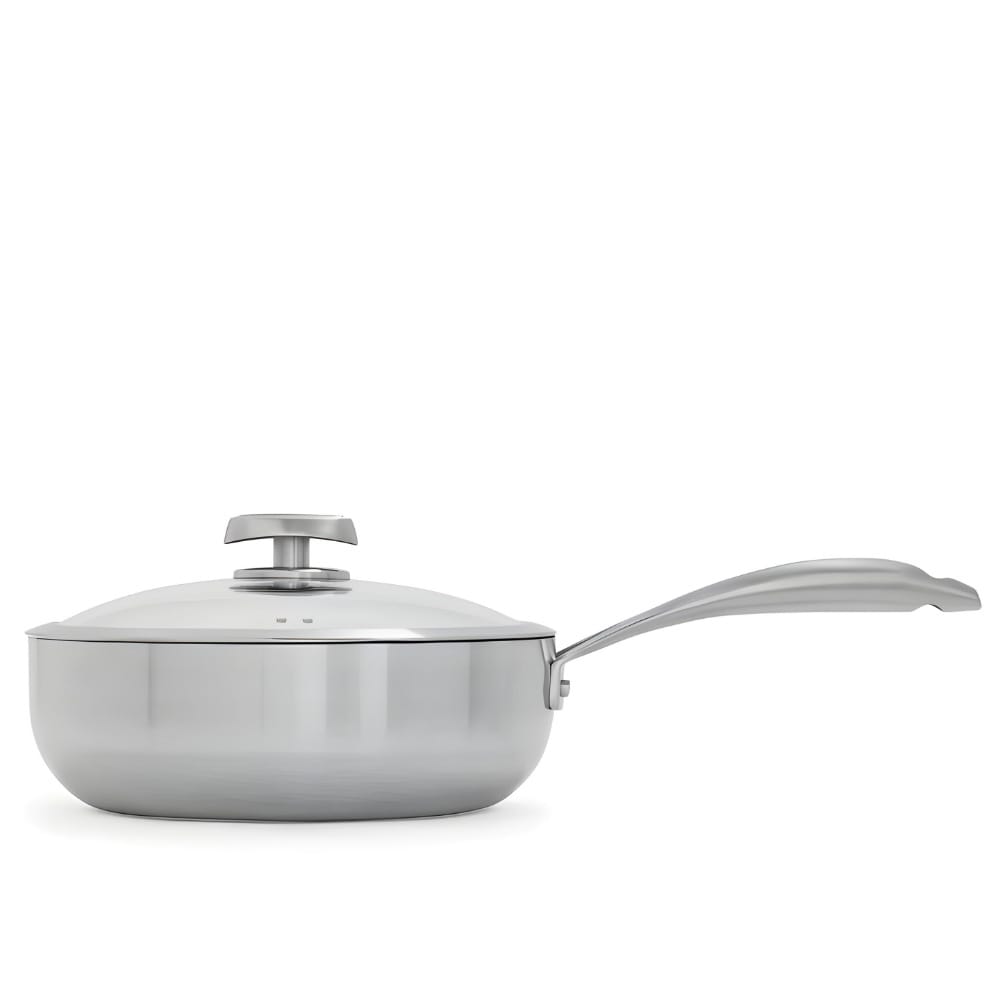 "Classic Saute Pan with Handle, Size 24 cm, Stainless Steel.(MUN-1113006)