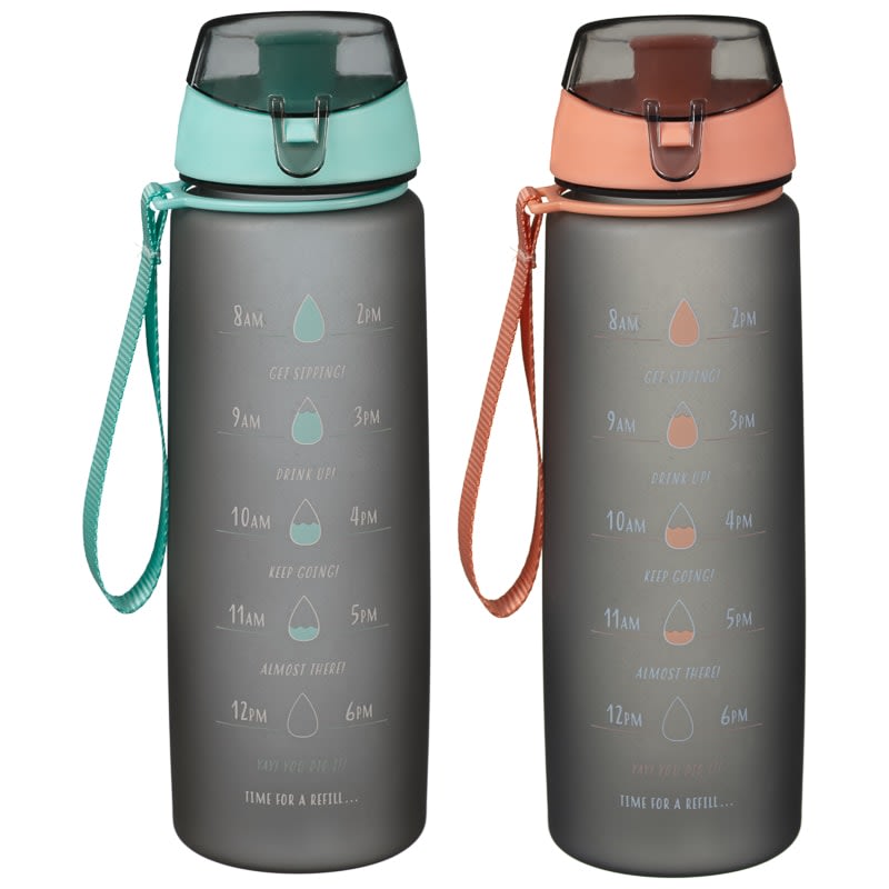 Sports Water Bottle with Straw   BPA Free Leakproof for Car, School, Fitness, Camping.(MUN-1113948)