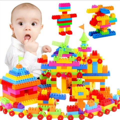 268pcs Big Size Building Blocks Set Creative DIY Educational Toys Toy Bricks Model Gift for Children