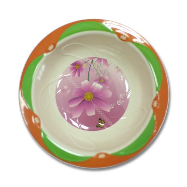 Floral Print Melamine Plate 3.0L(MUN-1116320)