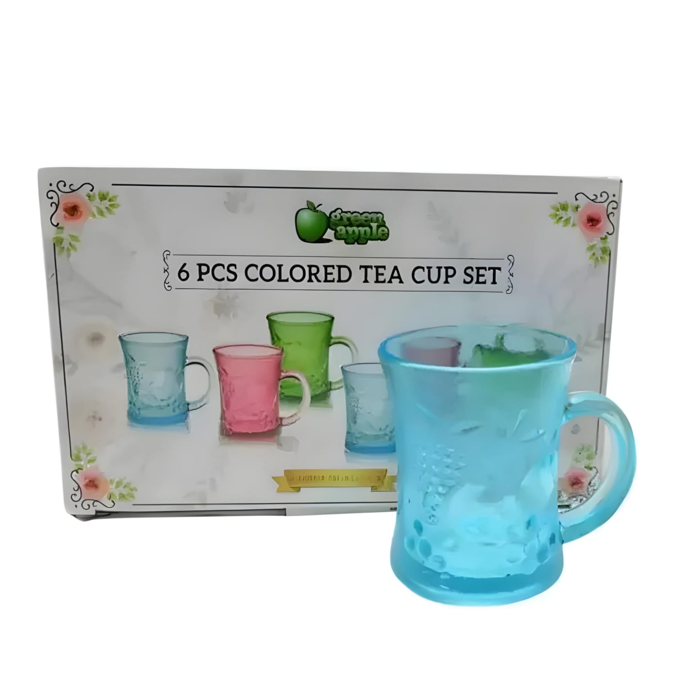 Glass Mugs Set of 6 Medium. (MUN-1119887)