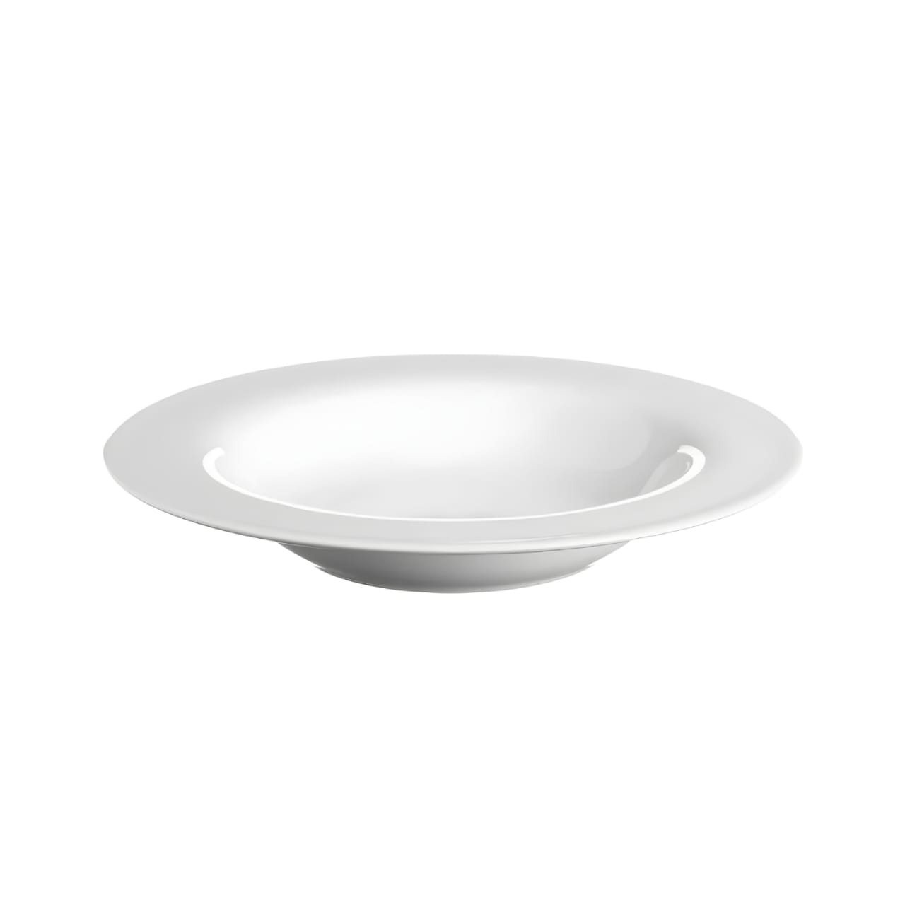 Utopia Pure White Rimmed Soup plate(MUN-1118995)