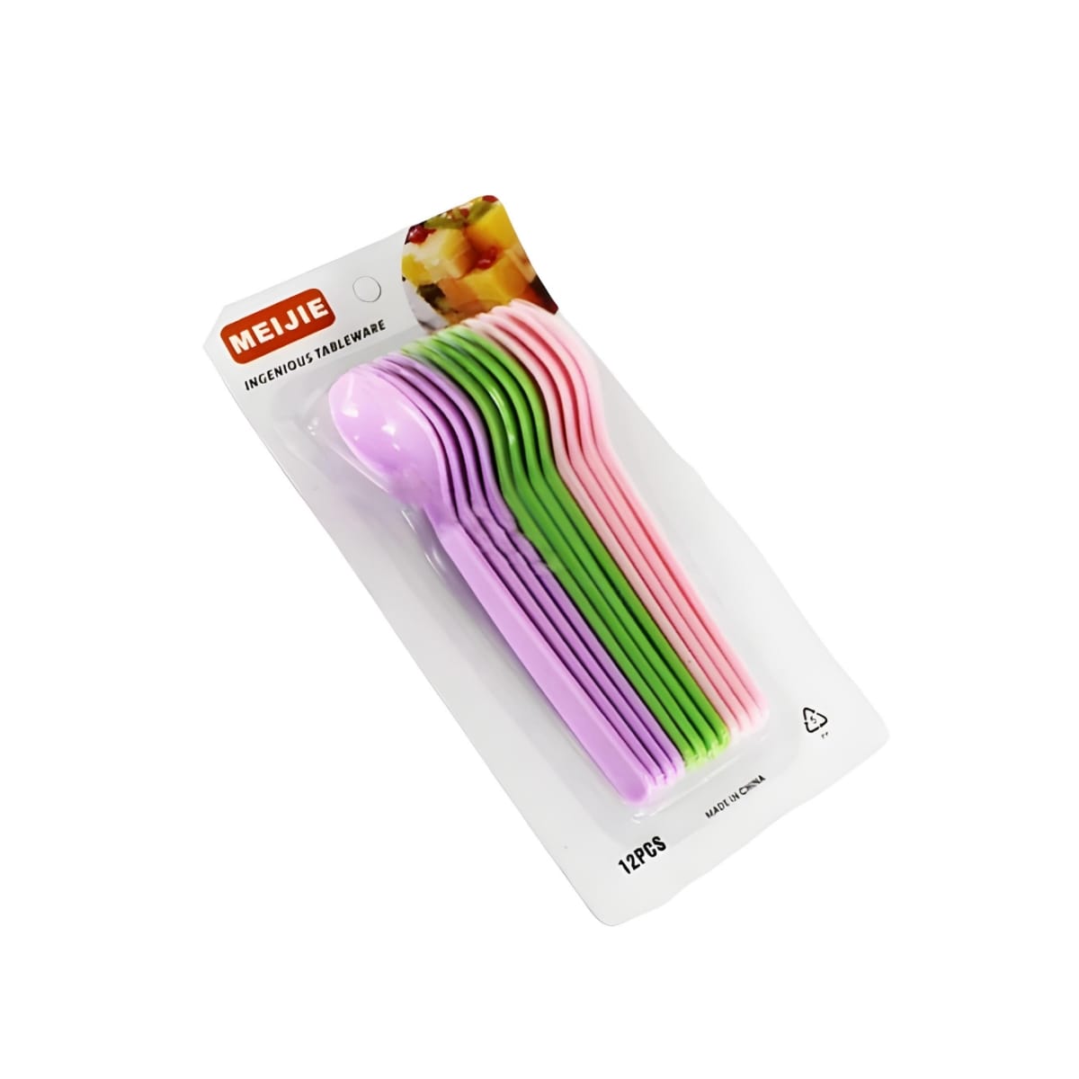 Meijie Plastic Spoon, 12-Piece (MUN 1121381)