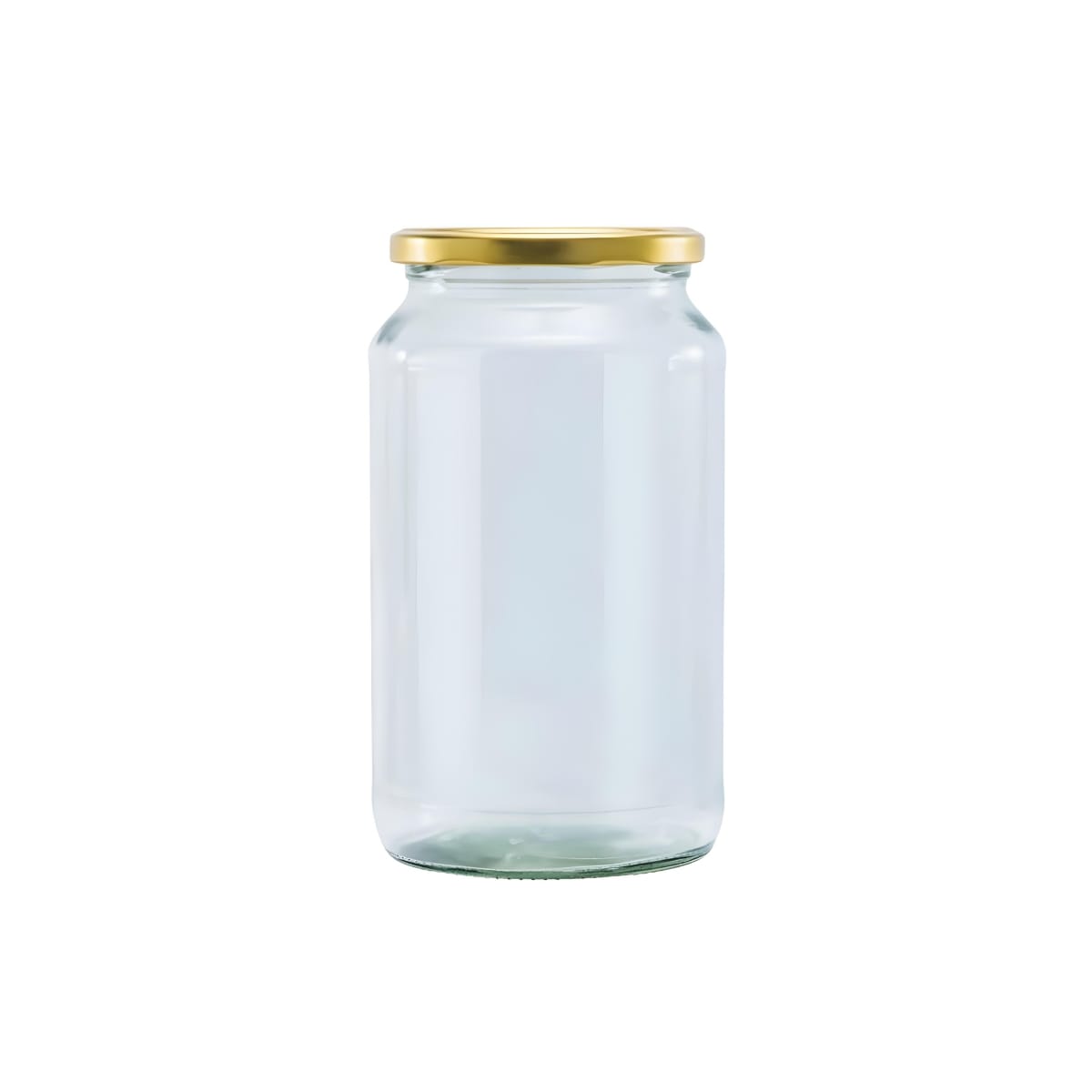 Round Glass Jar and Container with Proof Air Tight Lid (MUN-1122183)