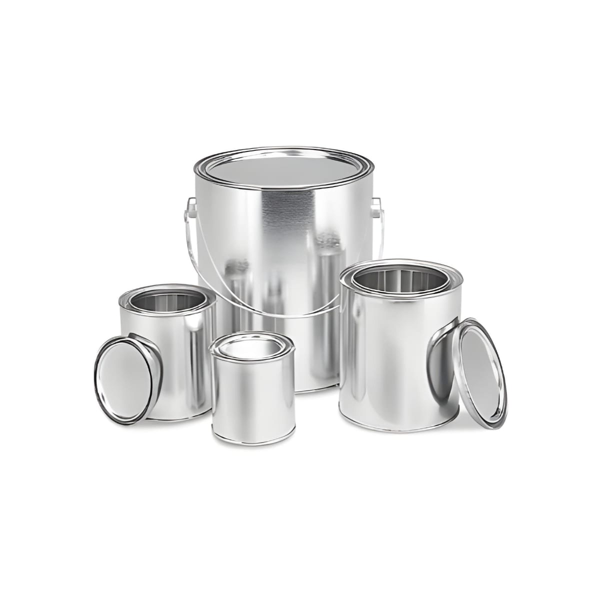 Sunnyside Empty Metal Lined Quart Can with Lid (MUN-1116680)