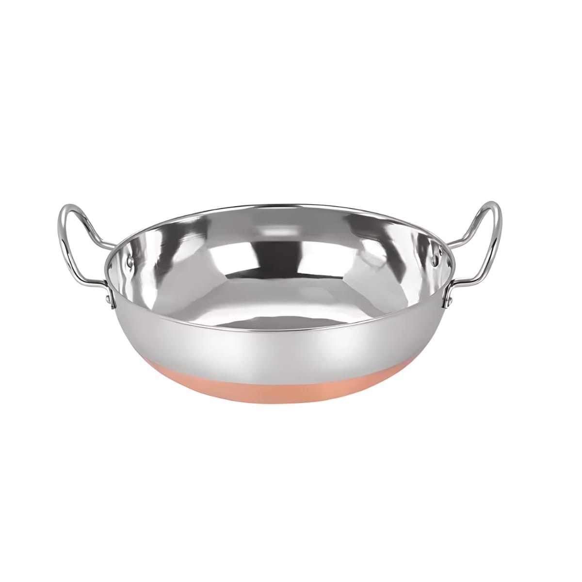 Kadai Pan, Thachi Pot, Kadai Copper Bottom & Stainless Steel Handle Royalford (MUN-1117463)