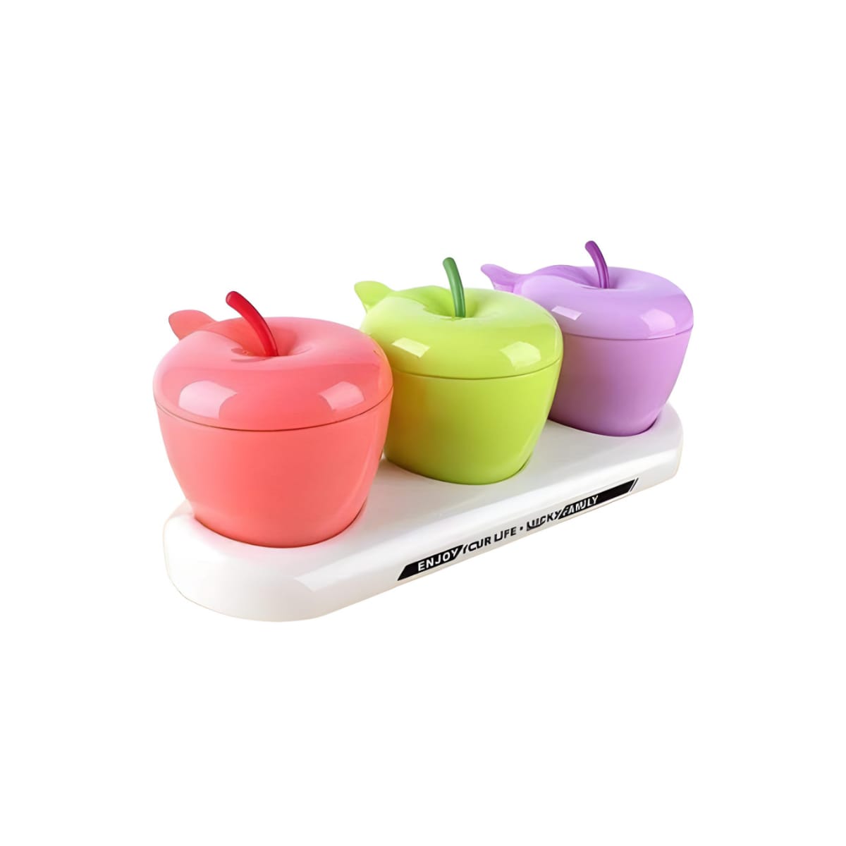 Apple Seasoning set on a stand (MUN-1113762)