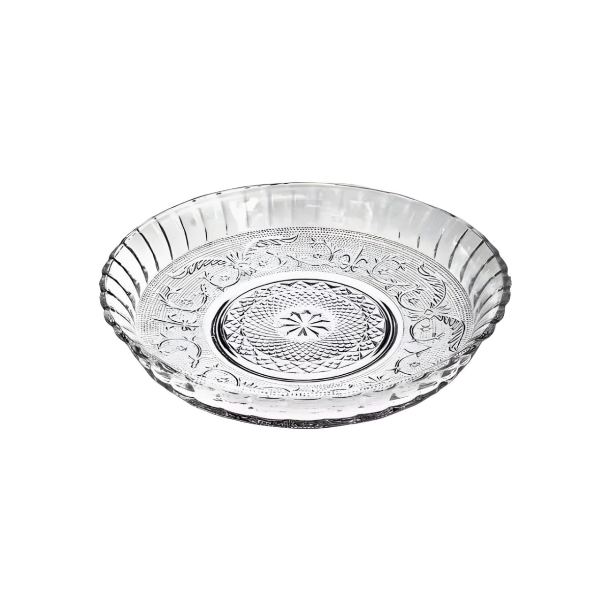 Imperial Round Glass Serving Plate (MUN-1116275)