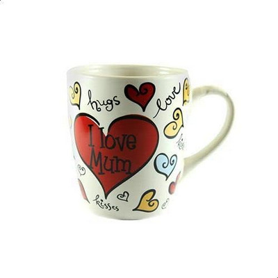 I Love Mom Ceramic Tea & Coffee Mug (MUN-1121675)