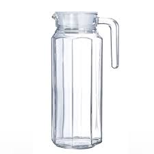 Glass  Fridge Jugs with Plastic Lid(MUN-1119579)