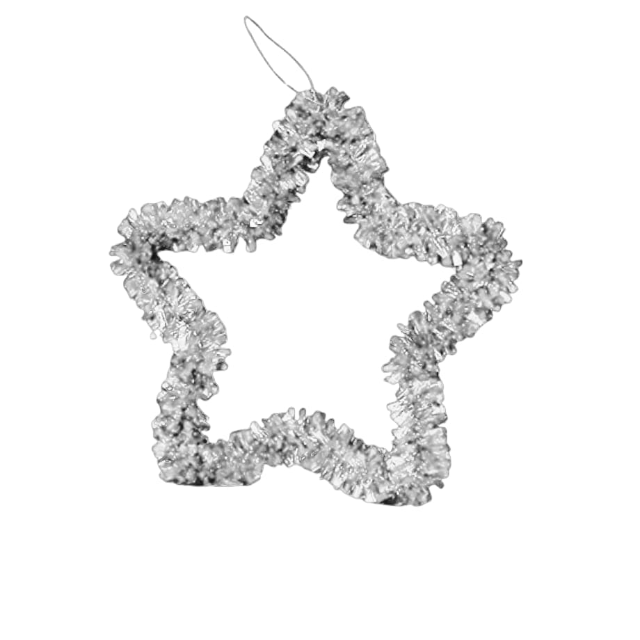 Hanging Line Star Wreath Christmas Ornaments (XMS 0012)