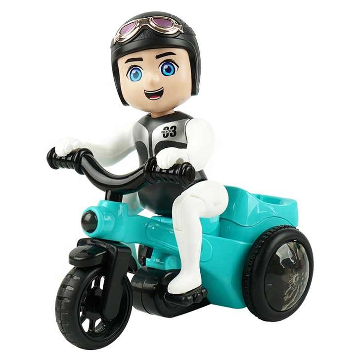 Super Shiva Battery Operated Toy Stunt Cycle (BIC 001)