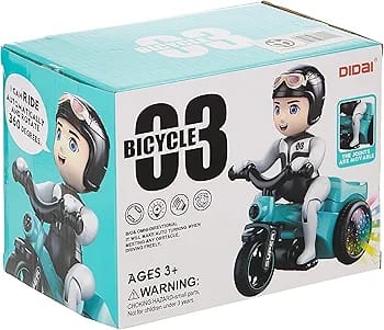 Super Shiva Battery Operated Toy Stunt Cycle (BIC 001)