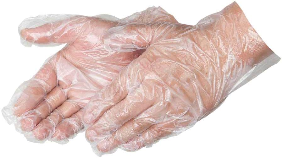 Disposable Clear Gloves [Cleaning ,Decorating,Food,Medical] (100pcs) {GLO003}