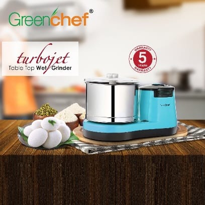 GRINDER (TABLE TOP WET GRINDER GREENCHEF 2Ltrs)