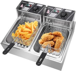 ELECTRIC DEEP FRYER DOUBLE 12 L