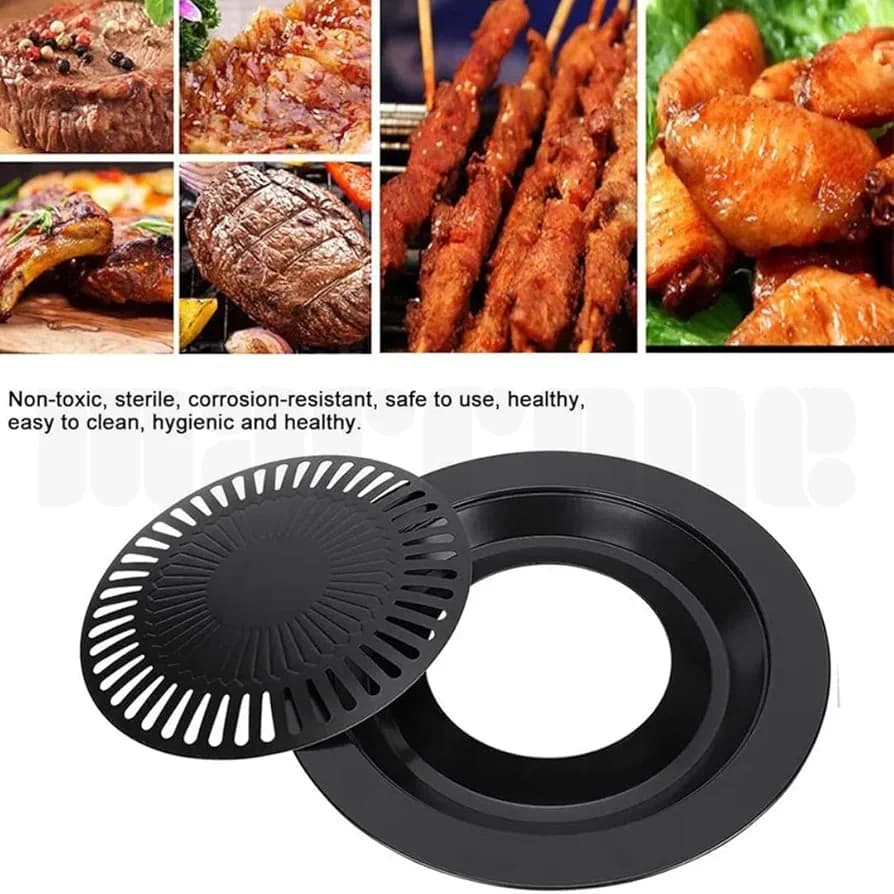 BBQ Grill Plate(Non Stick)- For Gas Stove (MUN-1122496)