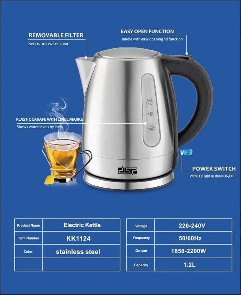 ELECTRIC KETTLE DSP (MUN-1120726)