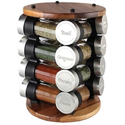 Spice Jar Rack, 16 pcs Jars Rotating (MUN-1122373) 