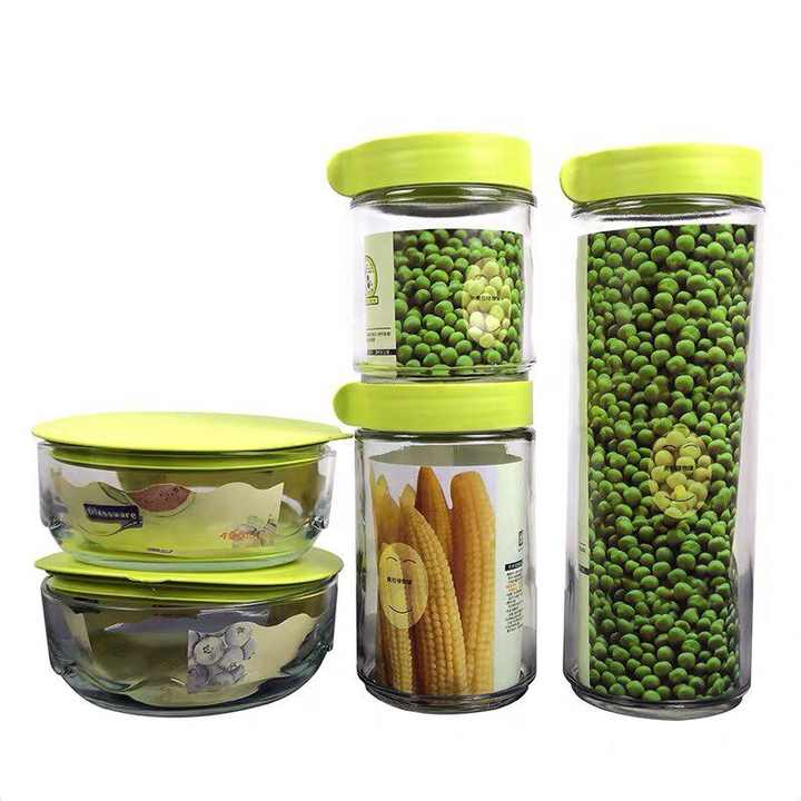 Glass Jar Set Off 5 PCS (MUN-1122739)