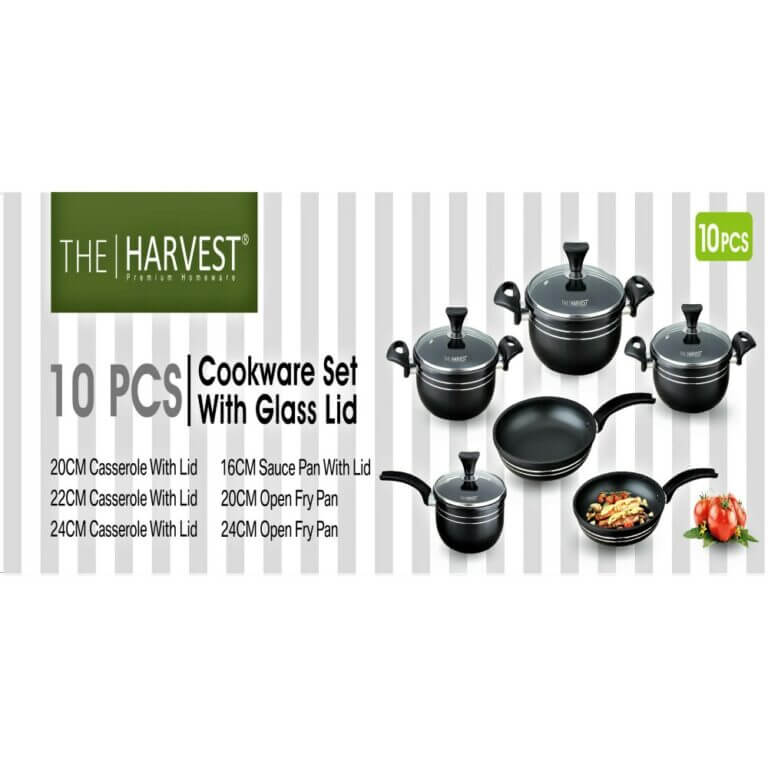 Cookware Set Harvest 10 Pcs  3351 (MUN-1118075)