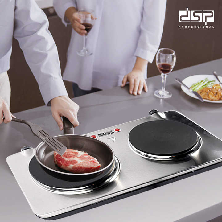 Portable Electric Stove, Hot Plate Cooker 2 Burner Hot Plate DSP (MUN-1123332)