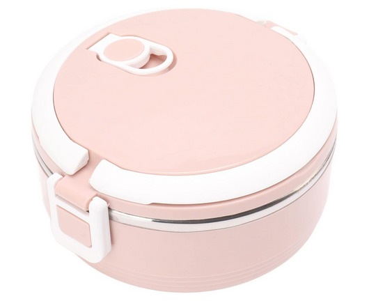 Thermal Insulated Stainless Steel Lunch Box Round (MUN-1113087)