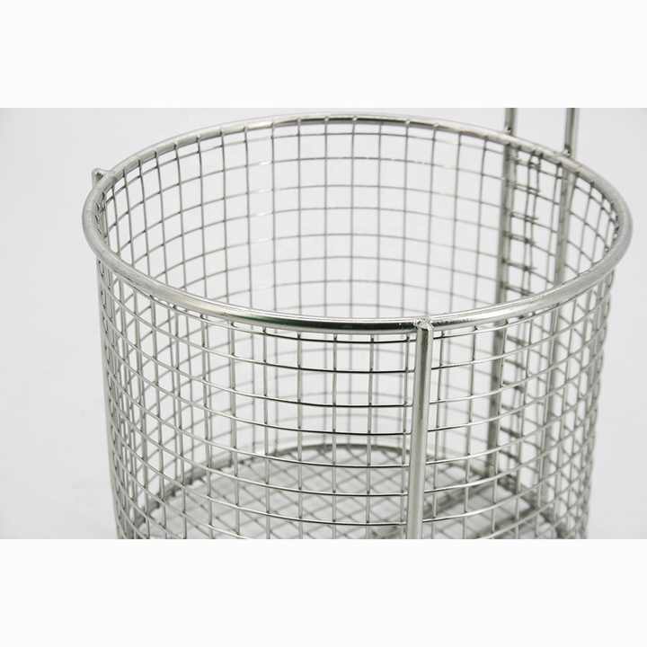 Fry Basket Wire Mesh Round, Round Giggles Basket Stainless Steel (MUN-1117197)