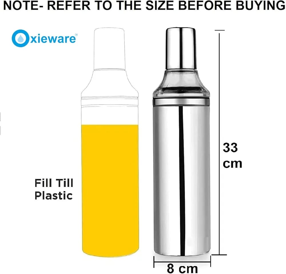 Oil Pourer, Crystal Stainless Steel (MUN-1121441)