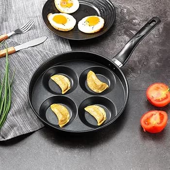 Omelette Pan, Non-stick Egg Pan, Frying Pan with Anti-scalding Handle-4 Cup Korean (MUN-1114081)