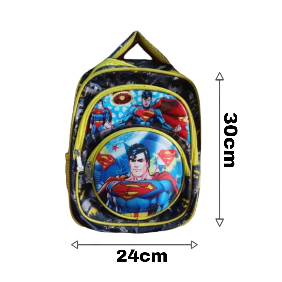 SCHOOL BAG MONTO SUPER MAN/SPIDER MAN (BAG-009)