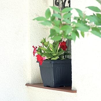 Plant Pot Square Black Indoor & Outdoor  (MUN-1123054)