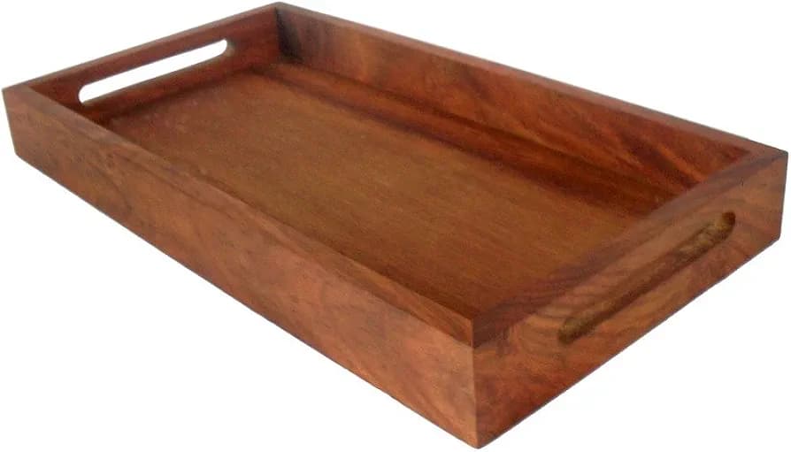 Wood Serving Tray with Handles. (MUN-1120937)