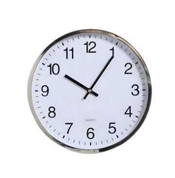 SILVER CLOCK (CLK-050) 1214 