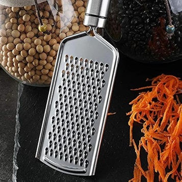 Peeler & Shredder, Cheese Grater with Comfortable Handle - Multifunctional Stainless Steel ( MUN-111