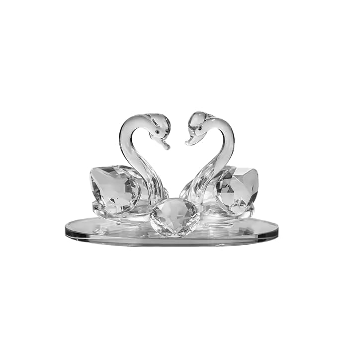 GLASS SWAN ORNAMENT(ORN-032) 6062A