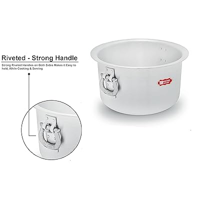 Cooking Pot, Cooking Tawara Pot, Heavy Pot With Handle - High Quality Aluminium  Multiuse, different