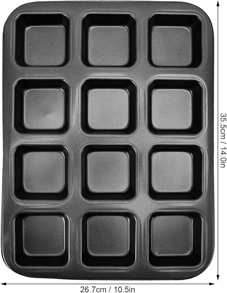 Cupcakes Muffin Pan Non Stick 12 (MUN-1145410)