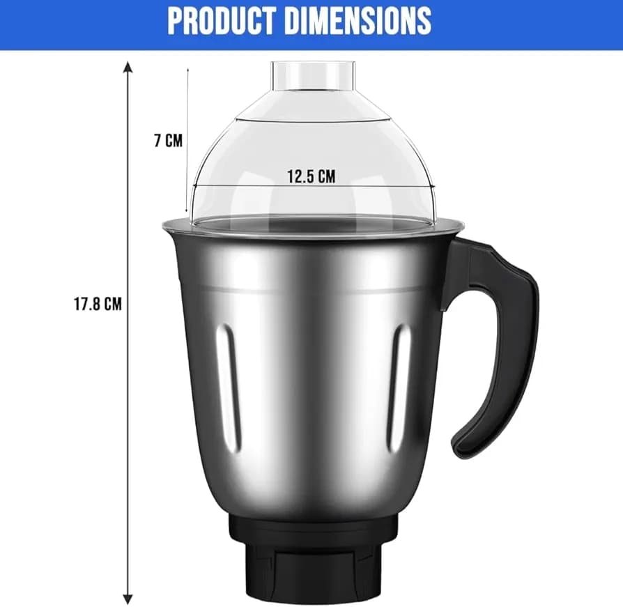 Premier Mixer Grinder Stainless Steel Jar with Lid (MUN-1121744)