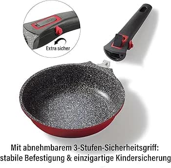 Frying Pan  Removable Handle | without Lid (MUN-1111021)