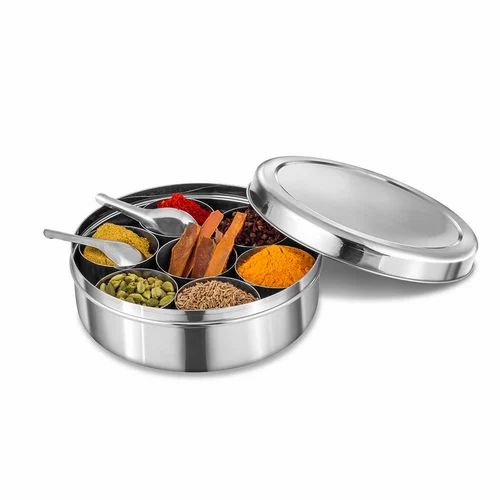 Indian Spice Box Stainless Steel (MUN-1113653)