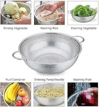 Bowl Micro-Perforated Drainer Colander 31.5cm (MUN-1122898)