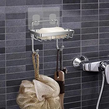 Soap Dish Holder with 6 Hooks (MUN-1123324)