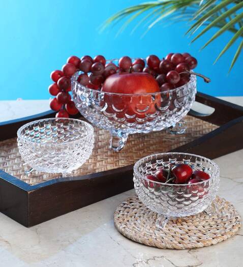 7pcs Fish Glass Bowl Set (MUN-1122558)