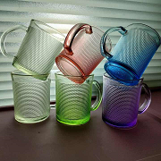 GLASS MUG SET (6 PIECES)