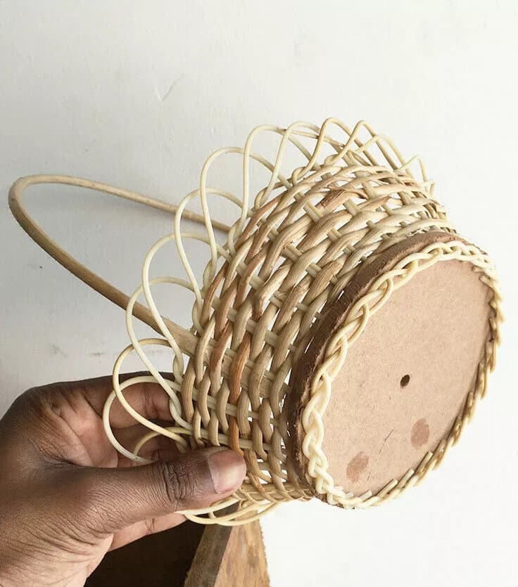 WEWAL FLOWER BASKET (Bamboo Cane Product)