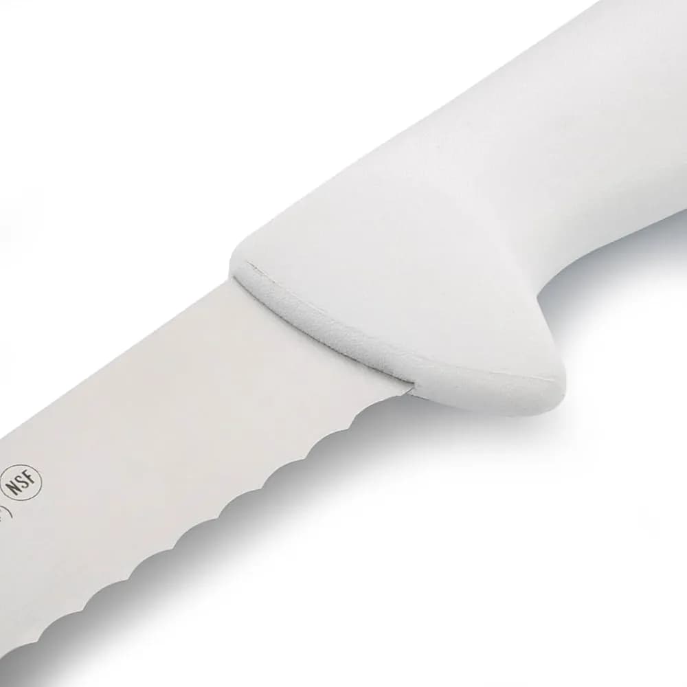 BREAD KNIFE WHITE HANDLE