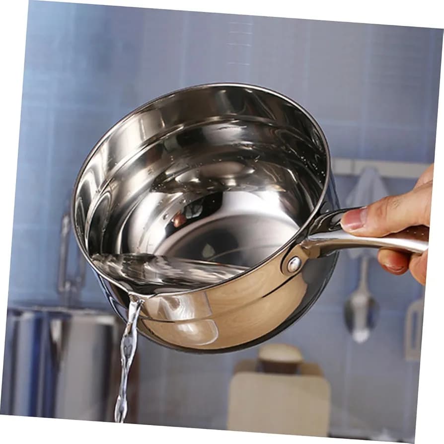 Milk Pan, Water Scoop Long Handle Stainless Steel 