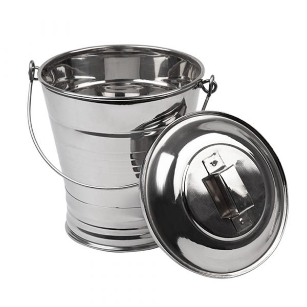 Stainless Steel Silver Bucke 8 Liter (MUN-1113117)